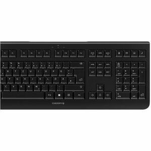 CHERRY KW 3000 Tastatur - Kabellos Konnektivität - USB 2.0 Typ A Schnittstelle - Deutsch - Schwarz - Gummikuppel Keyswitch