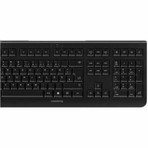 CHERRY KW 3000 Tastatur - Kabellos Konnektivität - USB 2.0 Typ A Schnittstelle - Deutsch - Schwarz - Gummikuppel Keyswitch