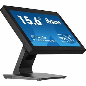 iiyama ProLite T1633MSC-B1 16 Zoll Class LED-Touchscreen-Monitor - 16:9 Format - 5 ms Reaktionszeit - 39,6 cm (15,6 Zoll) 