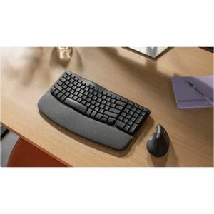 Clavier Logitech Wave Keys for Business - Sans fil Connectivité - USB Type A Interface - Français - AZERTY Disposition - G