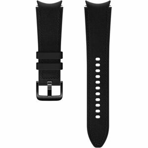 Samsung Galaxy Watch Hybrid Leather Band, M/L, Black - Adjustable - Medium (M)/Large (L) - 0.4" Height - Black - Fluoroela