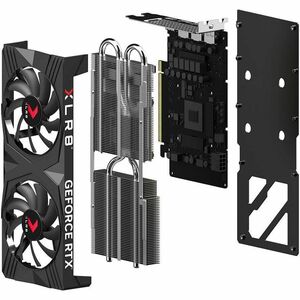 PNY NVIDIA GeForce RTX 4060 Ti Graphic Card - 8 GB GDDR6 - 7680 x 4320 - 2.31 GHz Core - 2.55 GHz Boost Clock - 128 bit Bu