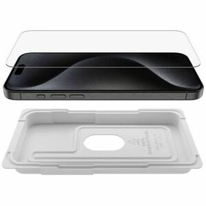 Belkin ScreenForce TemperedGlass Treated Screen Protector for iPhone 15 Pro Max - For LCD iPhone 15 Pro Max - Scratch Resi