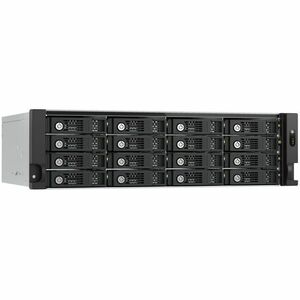 QNAP TL-R1600PES-RP Invólucro de disco SATA/600, SATA/300 - PCI Express Host Interface - 3U Montável sobre rack - Baías in