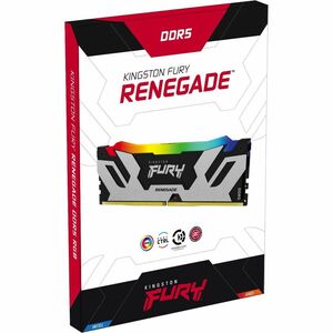 Kingston FURY Renegade 32GB DDR4 SDRAM Memory Module - For Motherboard - 32 GB (1 x 32GB) - RGB - DDR5-6400/PC5-51200 DDR5