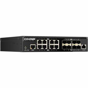 QNAP QSW-M3216R-8S8T 8.0 Ports Manageable Ethernet Switch - 10 Gigabit Ethernet - 2 Layer Supported - Modular - 80 W Power