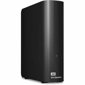 WD Elements WDBWLG0220HBK-NESN 22 TB Portable Hard Drive - External - Desktop PC Device Supported - USB 3.2 (Gen 1) - 2 Ye