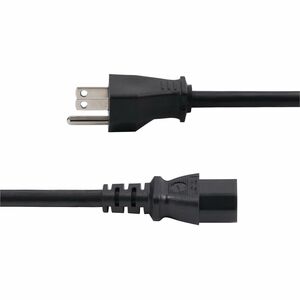 StarTech.com 8ft (2.4m) Computer Power Cord, NEMA 5-15P to IEC 60320 C13 AC Power Cable, 13A 125V, 16AWG, UL Listed - 6ft 
