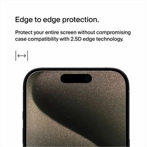 Belkin Glas Bildschirmschutz für iPhone 15 Pro - für LCD iPhone 15 Pro