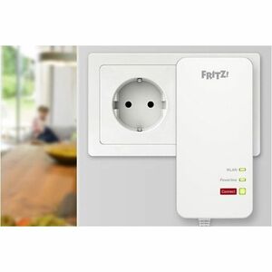 FRITZ!Powerline 1240 AX WLAN Set, 1200 Mbit/s, Gigabit Ethernet, 10,100,1000 Mbit/s, Wi-Fi 6 (802.11ax), Einzelband (2,4GH