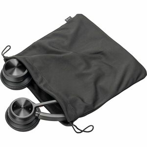 Poly Voyager 4300 UC 4320-M UC Kabel/Kabellos Auf den Ohren, Kopfbügel Stereo Headset - Schwarz - Microsoft-Teams-Zertifiz