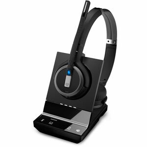 EPOS IMPACT SDW 5063T Wireless On-ear Stereo Headset - Black - Microsoft Teams Certification - Binaural - Ear-cup - 18000 