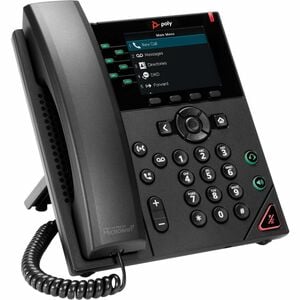 Telefono IP Poly VVX 350 - A filo - A filo - Desktop, Parato montabile - Nero - TAA Conforme - VoIP - 2 x Rete (RJ-45) - P