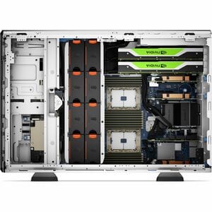Dell EMC PowerEdge T550 5U Tower Server - 1 Xeon Silver 4310 2.10 GHz - 32 GB RAM - 480 GB SSD - (1 x 480GB) SSD Configura