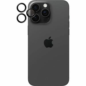 PanzerGlass® Hoops® Schwarzes Metall Kameraschutz iPhone 15 Pro | 15 Pro Max