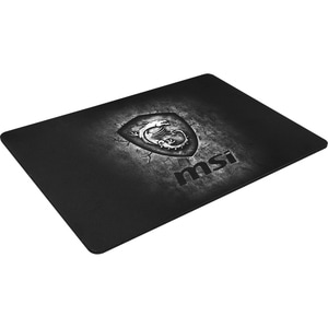 MSI AGILITY GD20 Gaming Mouse Pad - Iconic Dragon Design - 0.20" x 8.66" x 12.60" Dimension - Gray - Natural Rubber, Micro