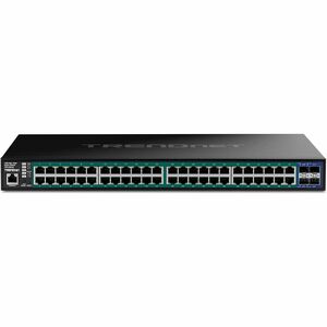 Switch Ethernet TRENDnet Web Smart TPE-3524S 48 Porte Gestibile - Gigabit Ethernet, 10 Gigabit Ethernet - 1000Base-T, 10GB