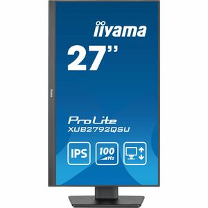 iiyama ProLite XUB2792QSU-B6 27 Zoll Class WQHD LED-Monitor - 16:9 Format - Mattschwarz - 68,6 cm (27 Zoll) Viewable - IPS