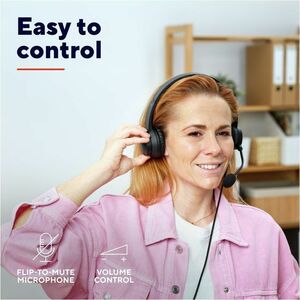 Trust Ayda Kabel Auf den Ohren, Kopfbügel Stereo Headset - Schwarz - Binaural - Geschlossen - 20 Hz bis 20 kHz Frequenzgan
