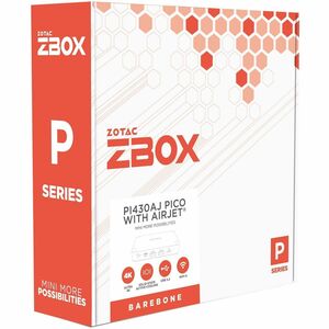 Desktop Computer Zotac ZBOX pico PI430AJ - Intel Core i3 i3-N300 Octa-Core 800 MHz Prozessor - 8 GB RAM LPDDR5 - 512 GB M.