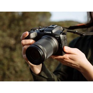 Canon EOS R7 32.5 Megapixel Mirrorless Camera with Lens - 18 mm - 150 mm - CMOS Sensor - Autofocus - 7.6 cm (3") Touchscre