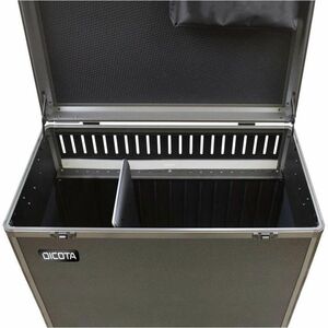 Dicota Laptop/Tablet-Ladewagen - Schiebetür Griff - 4 Rollen - Aluminium - 363 mm Länge x 633 mm Breite x 865 mm Tiefe - S