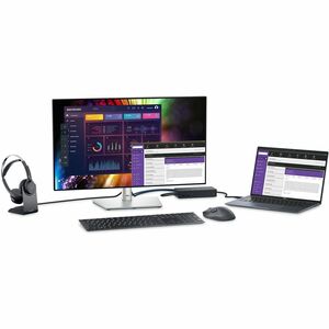 Dell UltraSharp U2724D 27 Zoll Class WQHD LED-Monitor - 16:9 Format - Silber - 68,6 cm (27 Zoll) Viewable - IPS-Schwarz-Te