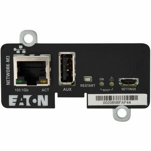 Carte Gigabit Ethernet pour Unité de distribution d'alimentation, Alimentation sans coupure - Eaton - 1000Base-T - 1 Port(