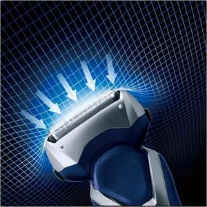 Panasonic ES-RT37 Shaver - Black, Blue - 3 - Cordless - 1 Hour Maximum Battery Run Time - Lithium Ion (Li-Ion) - Battery R