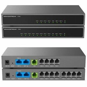 Grandstream HT841 VoIP Gateway - 2 x RJ-45 - 1 x FXS - 4 x FXO - PoE Ports - Ethernet, Fast Ethernet, Gigabit Ethernet