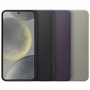 Samsung Case for Samsung Galaxy S24 Smartphone - Taupe - Scratch Resistant - Vegan Leather