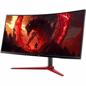 Acer Nitro XZ342CU V 34" Class UW-QHD Gaming LED Monitor - 21:9 - Black - 34" Viewable - Vertical Alignment (VA) - LED Bac