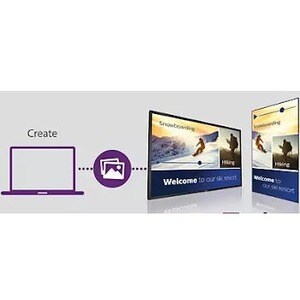 Philips Q-Line 50BDL3550Q 1257,30 mm LCD Ecrã de assinatura digital - Cortex A53 1,10 GHz - 2 GB DDR3 SDRAM - 3840 x 2160 