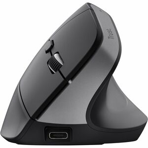 Trust Bayo+ Maus - Bluetooth/Radio-Frequenz - USB 3.0 Typ C - Optisch - 6 Taste(n) - Schwarz - Kabel/Drahtlos - 10 m - 2,4
