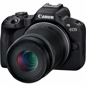 Canon EOS R50 24.2 Megapixel Mirrorless Camera with Lens - 18 mm - 45 mm (Lens 1), 55 mm - 210 mm (Lens 2) - Black - APS-C