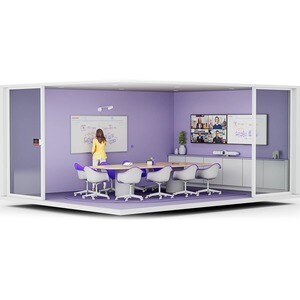 Logitech Room Scheduling Touch Screen - White - Glass