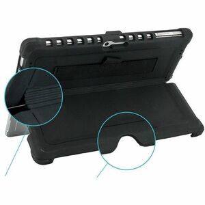 MOBILIS PROTECH Robust Tasche Microsoft Surface Pro 8, Surface Pro 9 Tablet, Stylus - Schwarz - Elastisch, TFP 4.0 Körper 
