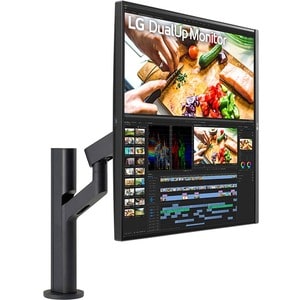 28in SDQHD DualUp Monitor with Ergo Stand