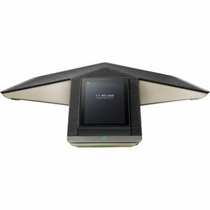 Poly Trio C60 IP Conference Station - Corded/Cordless - Wi-Fi, Bluetooth - Tabletop - Black - TAA Compliant - 3 x Total Li