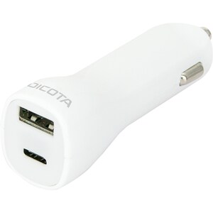 Dicota 45 W Auto Adapter - Universal Adapter - For Notebook, Ultrabook, MacBook - 12 V DC, 24 V DC Input - 5 V DC, 20 V DC