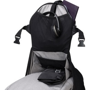 Dicota GO Carrying Case (Backpack) for 33 cm (13") to 39.6 cm (15.6") Notebook - Grey - Water Resistant - Polyester Body -