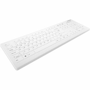 Active Key AK-C8112 Tastatur - Kabellos Konnektivität - USB Typ-A Schnittstelle - Schweizerisch - Weiß - Membrane-Switch/S