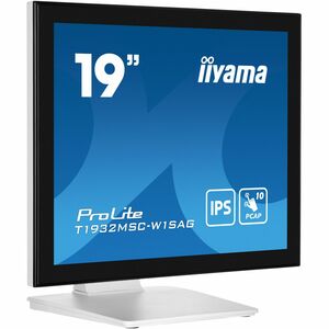 Moniteur LED à écran tactile iiyama ProLite T1932MSC-W1SAG 19" Class - 5:4 14 ms - 48,3 cm (19") Viewable - Dalle à Techno