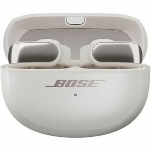 Bose Ultra Open Earbuds - Siri - Stereo - True Wireless - Bluetooth - 30 ft - Earbud - Binaural - Open - White Smoke