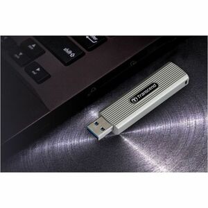 Transcend Tragbar Solid State-Laufwerk - Extern - 512 GB - Mattes Grau - Desktop-PC, Notebook, Smart TV, Mac mini, Spielko