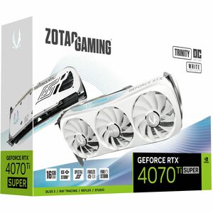 Zotac NVIDIA GeForce RTX 4070 Ti SUPER Graphic Card - 16 GB GDDR6X - 7680 x 4320 - 2.63 GHz Boost Clock - 256 bit Bus Widt