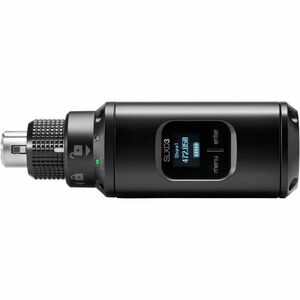 Shure SLXD3 Plug-On Digital Wireless Transmitter With XLR Connector - 558 MHz to 616 MHz Operating Frequency - 20 Hz to 20