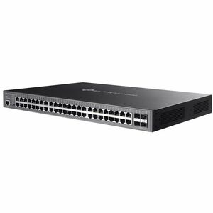 TP-Link Omada 52-Port Gigabit L2+ Managed Switch with 48-Port PoE+ - 48 Ports - Manageable - Gigabit Ethernet - 10/100/100