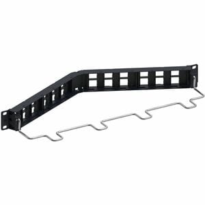 CommScope 24 Port(s) Modular Patch Panel - Black - 1U High - 19" Wide