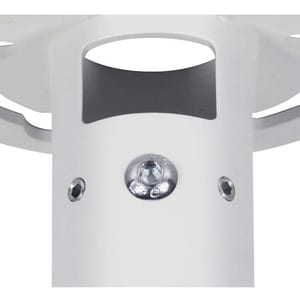 B-Tech Ceiling Mount for CCTV Camera - White - 75 kg Load Capacity - Steel